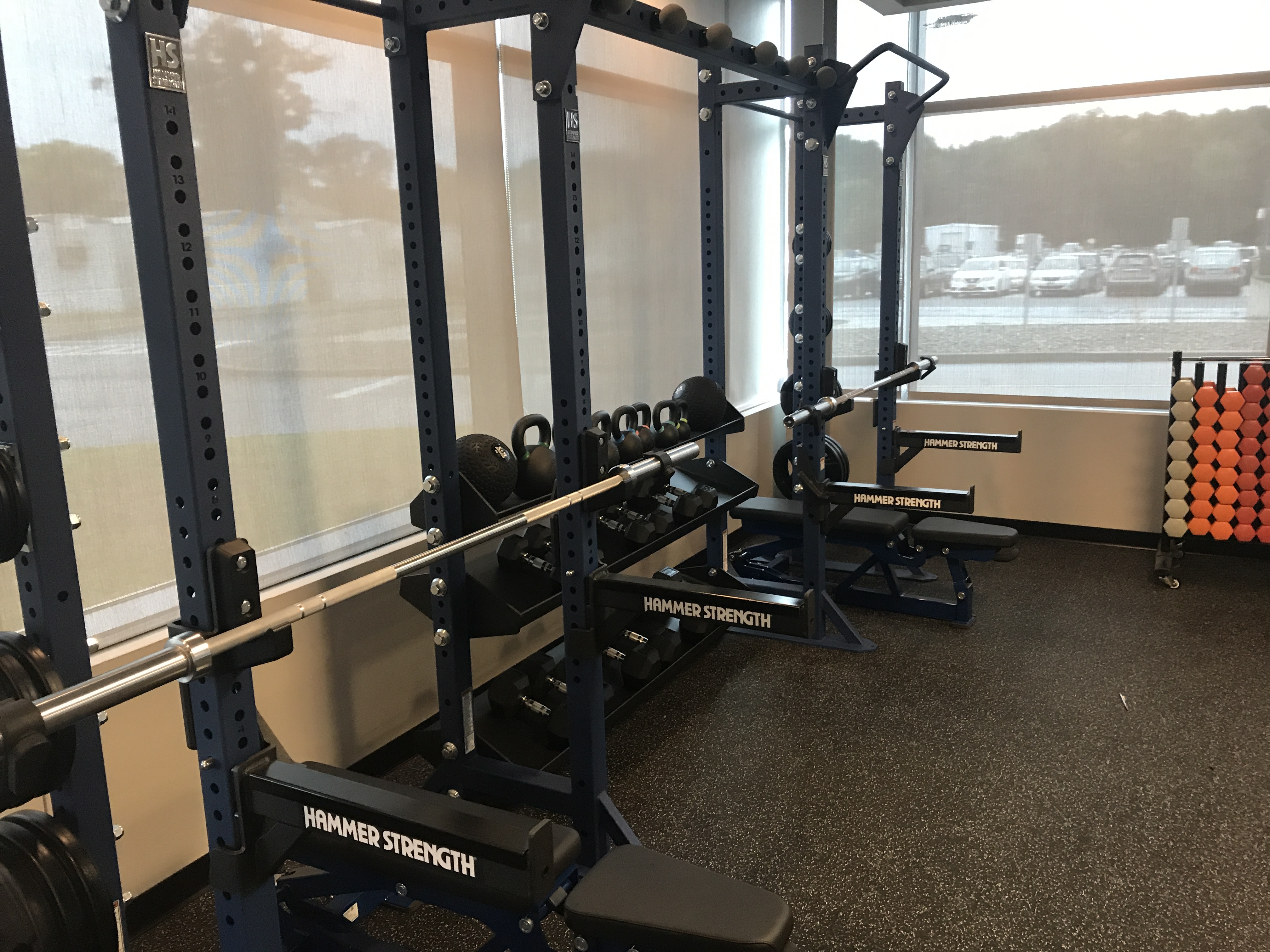 Image of weight equipment in fitness center