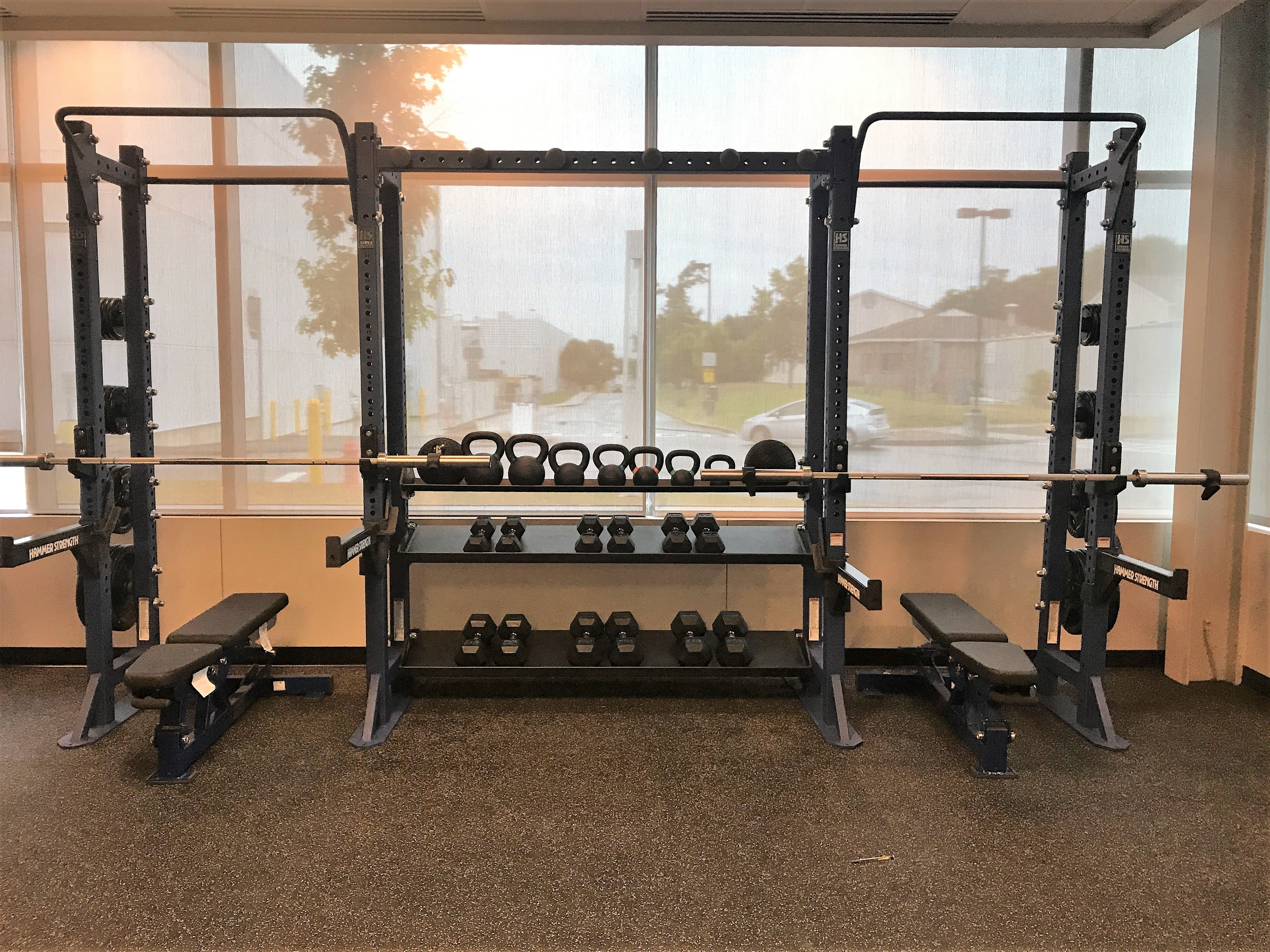 Photo of weight machine in new fitness center